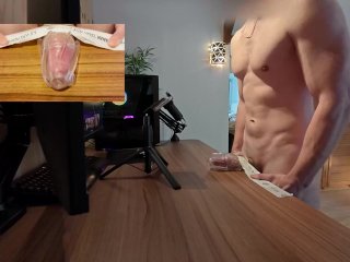I couldn't resist fucking this soaking wet pussy and cumming inside of it! Loud moans & Close up cam