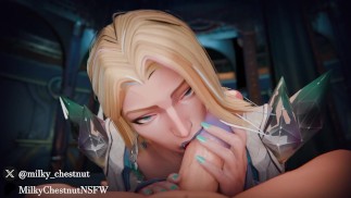 Emma Frost Licking and Slurping that Dick PoV | Marvel Rivals