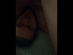 another quick self facial cum on face