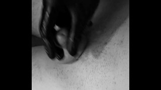 femboy cums twice x massage gun x jerk off
