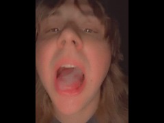 Gargling Grindr dates cum