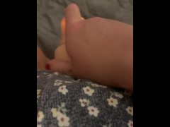 Watch me masturbate and stretch my tight pussy with my dildo