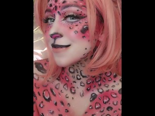 Pink Cheetah BodyPaint BTS
