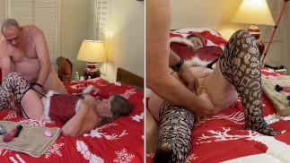 Granny Claus’ Big White Dildo Orgasm for Christmas in July 12 16 2024 CAMS1245M