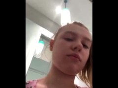Extreme masturbating in the locker room