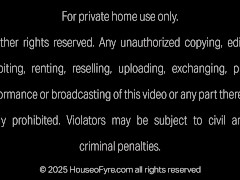 NEW HOUSEFYRE! Ultimate Creampie! The Cuminator overfills Harley Love with Hot Jizz!