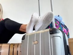 Airport Foot Tease - Screenshot 6 of 16 - Soles