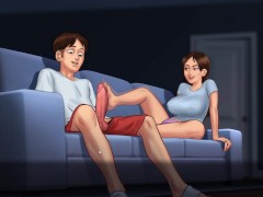 Jenny(Stepsis) Gave Him Footjob For The First Time(18+) Summertime Saga New Update