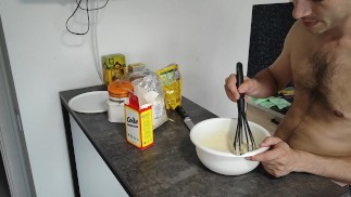 Оладьи из манки и какао