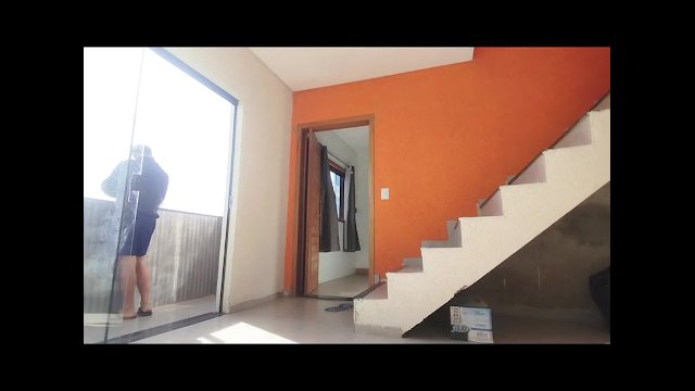 I showed off on the balcony looking for men and almost got caught part 2.