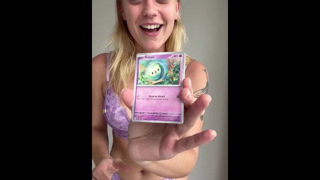 Lingerie Pokemon Card Pulls Day 4 - Temporal Forces booster pack