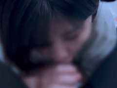 喉奥までちんぽを入れて精子を絞り出す変態な女の子♡cuminmouth