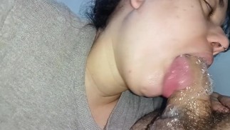 la meilleure gorge profonde et bâillonnement est à moi, je détruis papa dans ma grosse bouche🍆🥛💦😵 💫😵🤤💦🥛🥛🥛