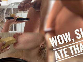 He Fed her a Pie with Sperm