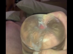 Pocket pussy cumshot