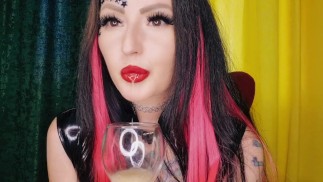 Sweet drool. My spit is your food. Spit fetish.