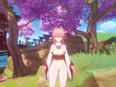 Genshin Impact Yae Miko Nude Mod