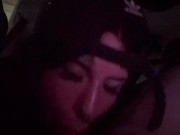 Sucking on his head until he cums in my mouth