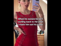 Eat your own cum - Femdom