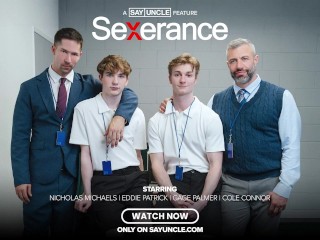 Гей-порно пародия ~ Разрыв ~ Sexerance Часть 4 ~ Bubble Butt Twink принимает первый член для папочки (бесплатно SFW)
