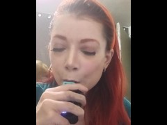 Naomi Kia have a message for you! Smoking fetish redhair gamer girl
