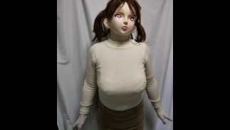 man to suit up kigurumi girl