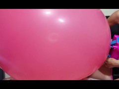 Marianna inflates and plays with her doll balloon (full video on C4S / MV / OF / Membersite)