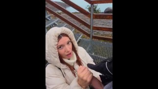Pipe dans la Park. Voyeur facial