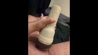 Ebony coño de bolsillo creampie