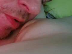 Sucks My Milky Tits And Eats My Pussy - Tastes My Patty - Licking Pussy