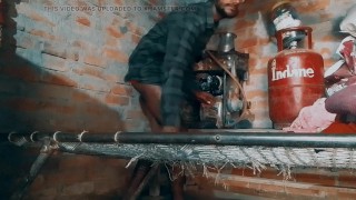 Dirty boy faking machine Indian village boy