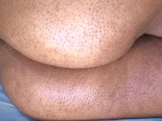 Ebony MILF Oils up her Ass and Gets Ready for you