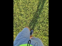 Quick Pee at Work Outside in Public 1/16