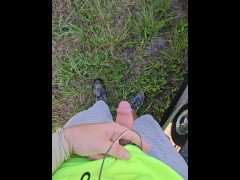 Quick Pee at Work Outside in Public 10/16