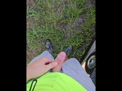 Quick Pee at Work Outside in Public 13/16