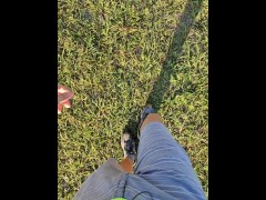 Quick Pee at Work Outside in Public 2/16