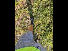 Quick Pee at Work Outside in Public 3/16