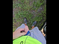 Quick Pee at Work Outside in Public 5/16