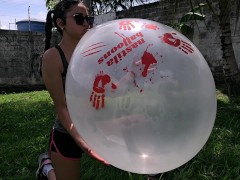 Palma explodes with Nastila Balloon's crystal balloon (full video on C4S / MV / OF / Membersite)