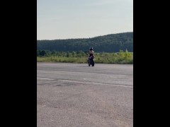 No top. Just girl, that smirk… and everything you wish you could touch 😈