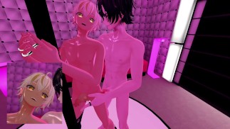 Японского мальчика наказывают в vrchat