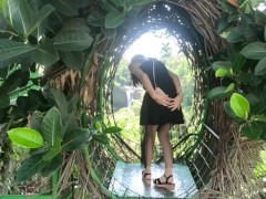 【主観映像】バリ島🏝️可愛いワンピースを着た彼女が鬼頭をべろぺろ舐めたり、喉奥まで咥え込んで濃厚なフェラチオをする彼氏目線の動画❤︎ - Screenshot 14 of 16 - Amateur