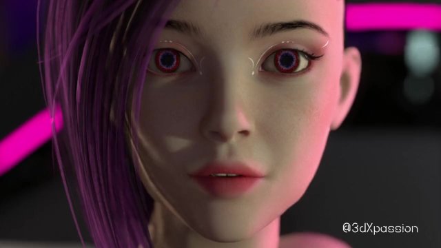 Welcome to vr Nexus 3 neon dreams with sexy girl. Cyberpunk style