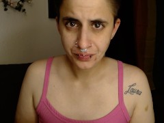 Sick Girl Makes Snotty Mess Cough Sneezing Nose Blowing - Screenshot 9 of 16 - Coughing