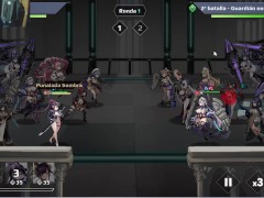 Masturbación con mujer musculosa / Juegos Nutaku / Hercules de AEONS ECHO