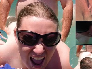 FINGERING PUSSY IN THE POOL HOT HOT OUT!