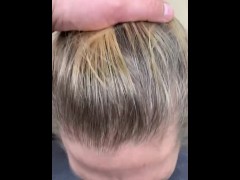 Bj in public washrooms, she loves eye contact