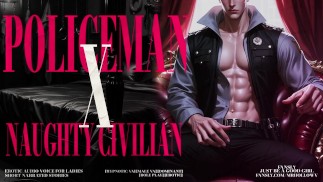 双手放在引擎盖上，双腿张开：肌肉发达的警察男子因为过度淘气而狠狠地操你