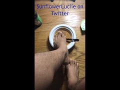 Soy Sauce and Salad dressing FOOT Soak