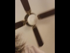 Sexy Trans girl sucks and fucks anal dildo and butt plug doggy style